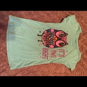 Teal girl shirt